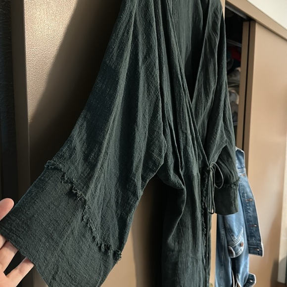 Gillia Green Wrap Dress - Picture 8 of 11